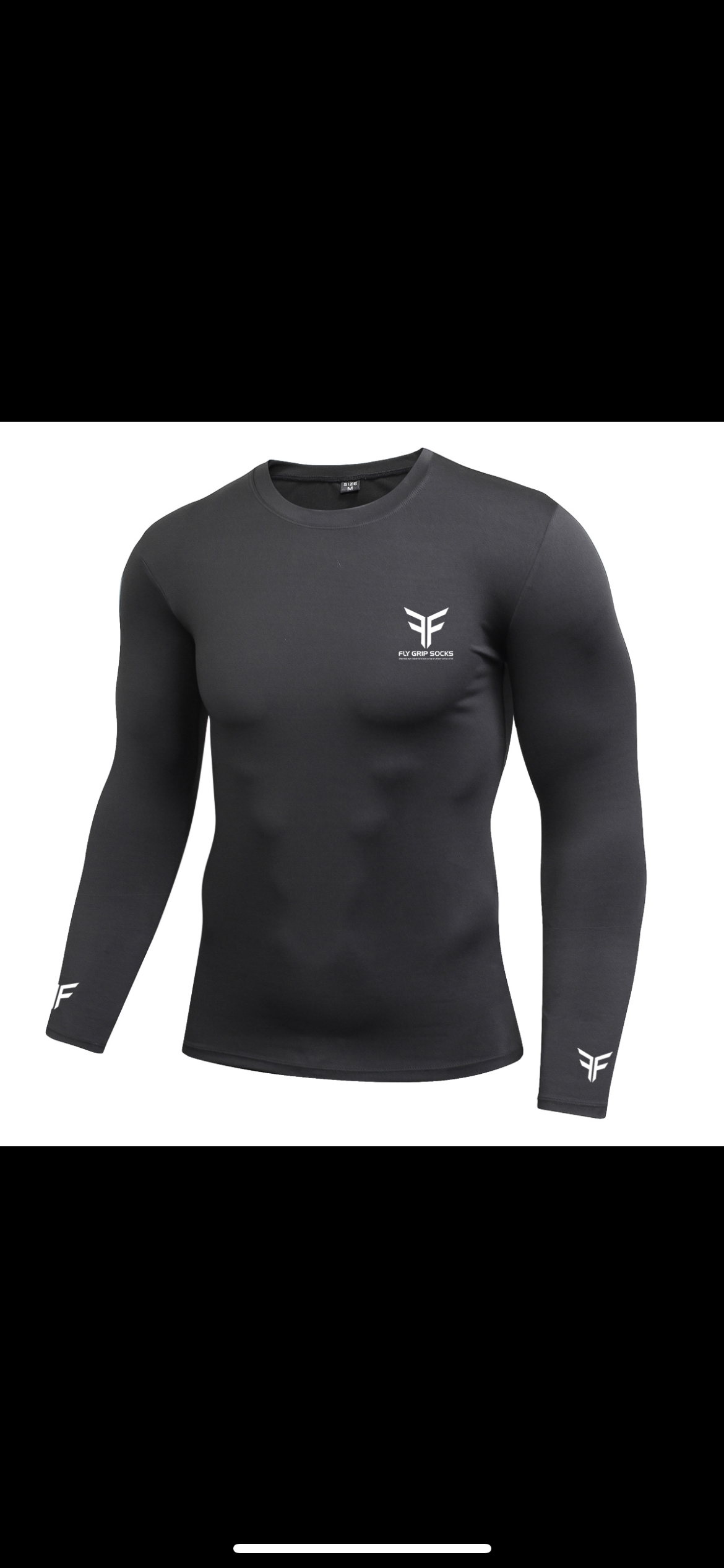 Black compression top