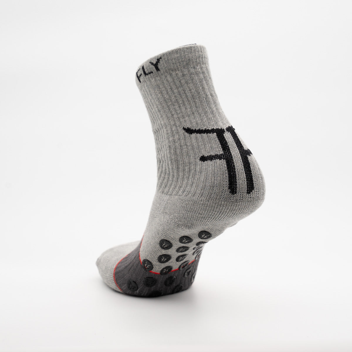 Grey Fly Grip socks
