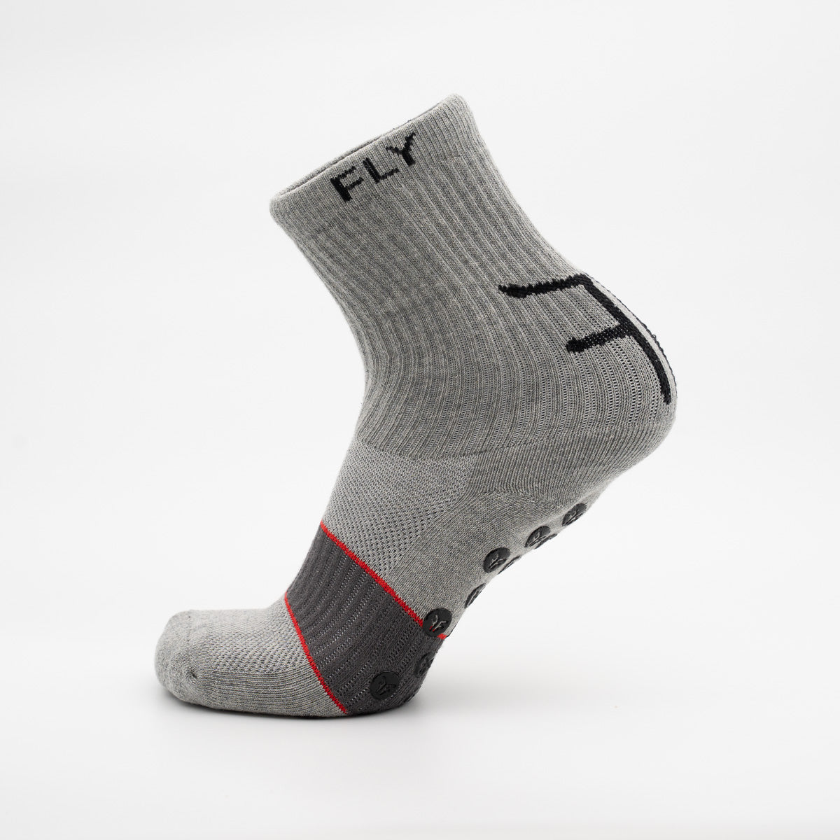Grey Fly Grip socks