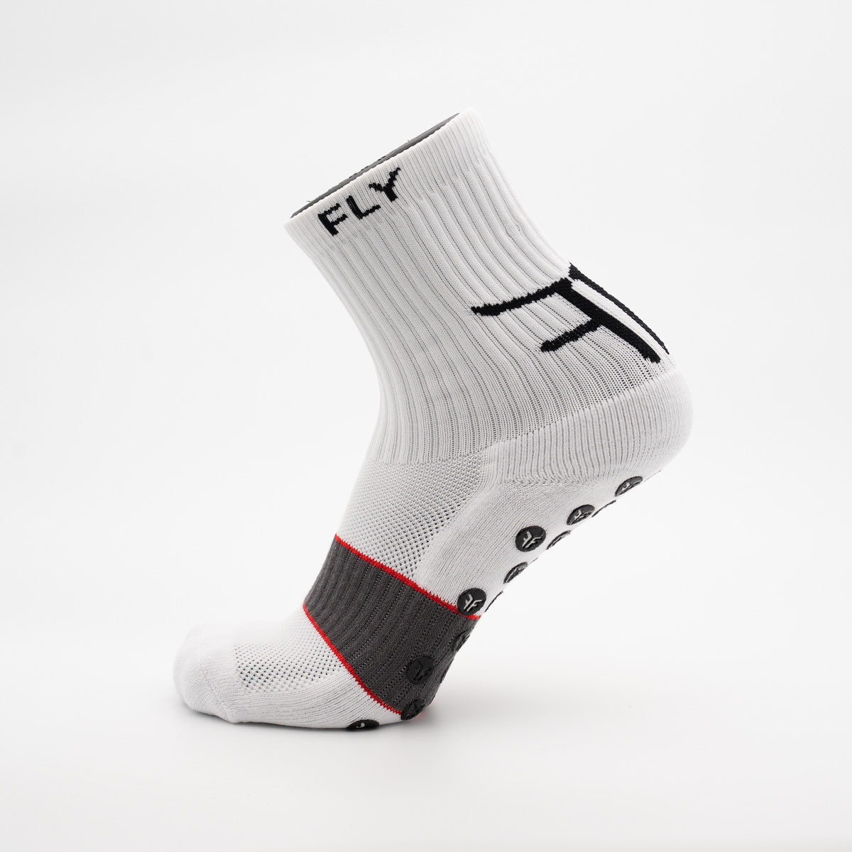 White Fly Grip Socks