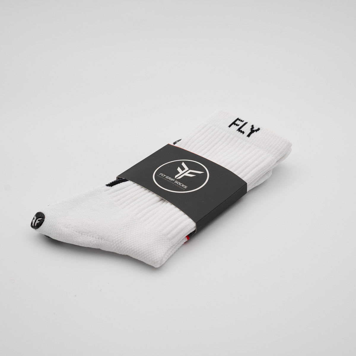 White Fly Grip Socks