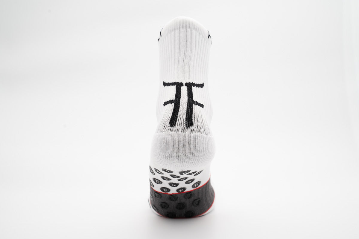 White Fly Grip Socks