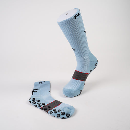 Baby Blue Fly Grip Socks