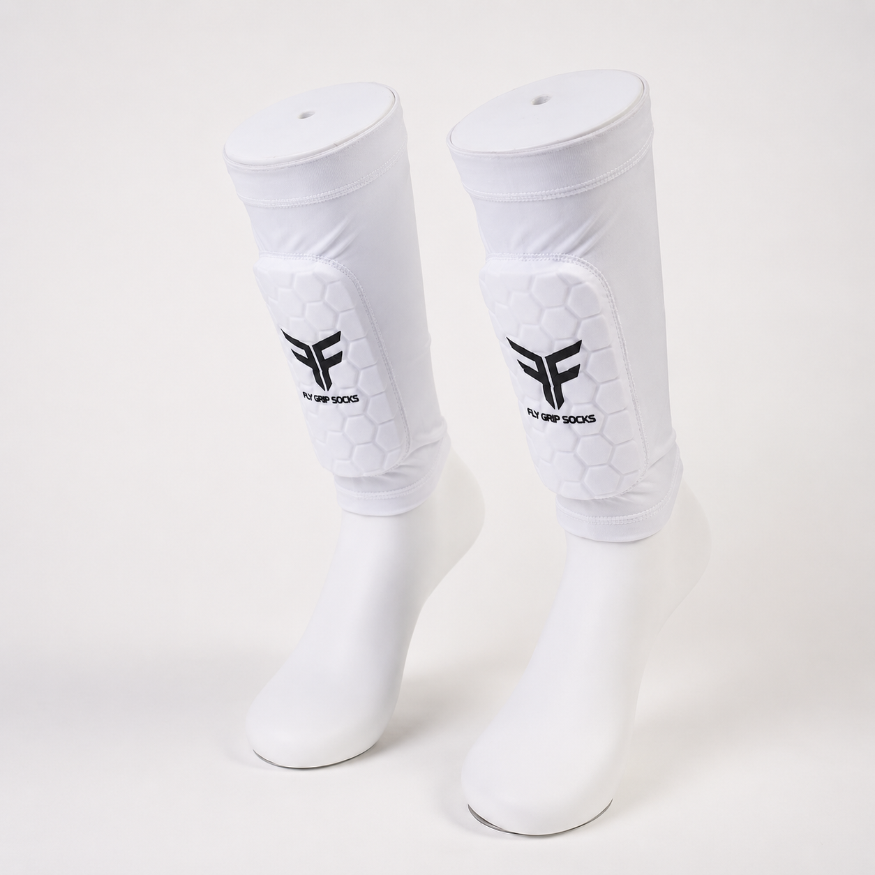 Fly Pro Built In Shin Pads White