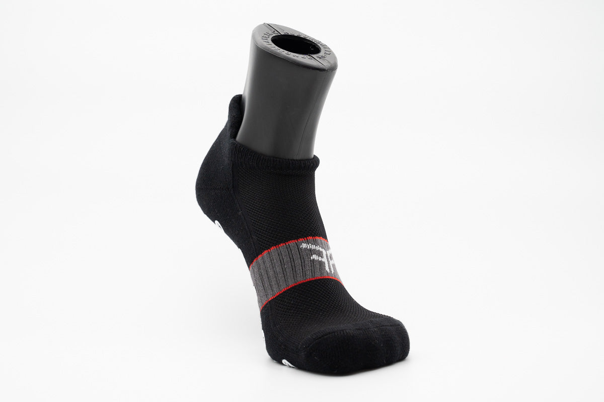 Black Fly Grip Ankle Socks